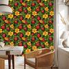 Ladybugs Wallpaper Olive and Red for Living Room and Bedroom 50x1000