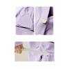 Cotton Maternity Sleepwear with Breast Pads, Pregnant Women, Postpartum Women, Breastfeeding, Spring and Autumn Home Clothing Set