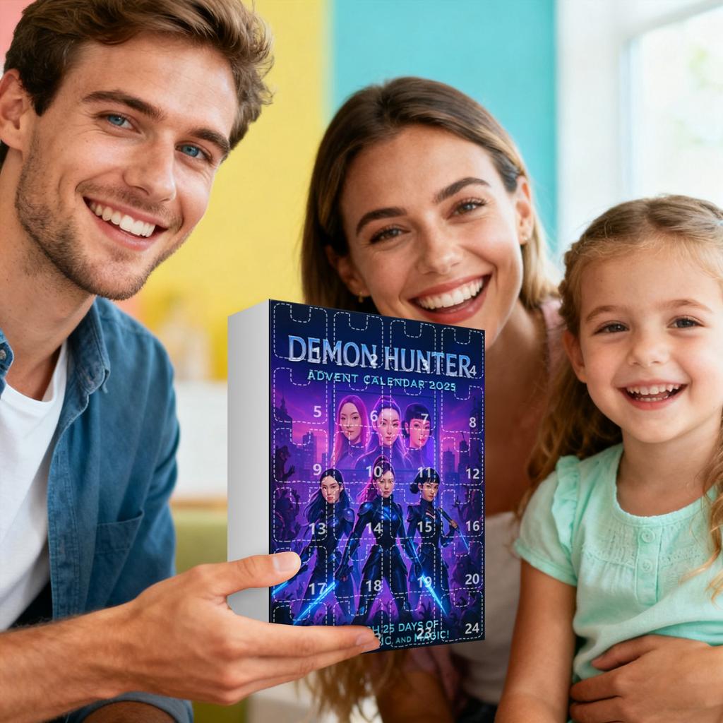 2D, 24ks Kresli zábavné Vánoce Dětský dárek, Odpočítávací kalendář