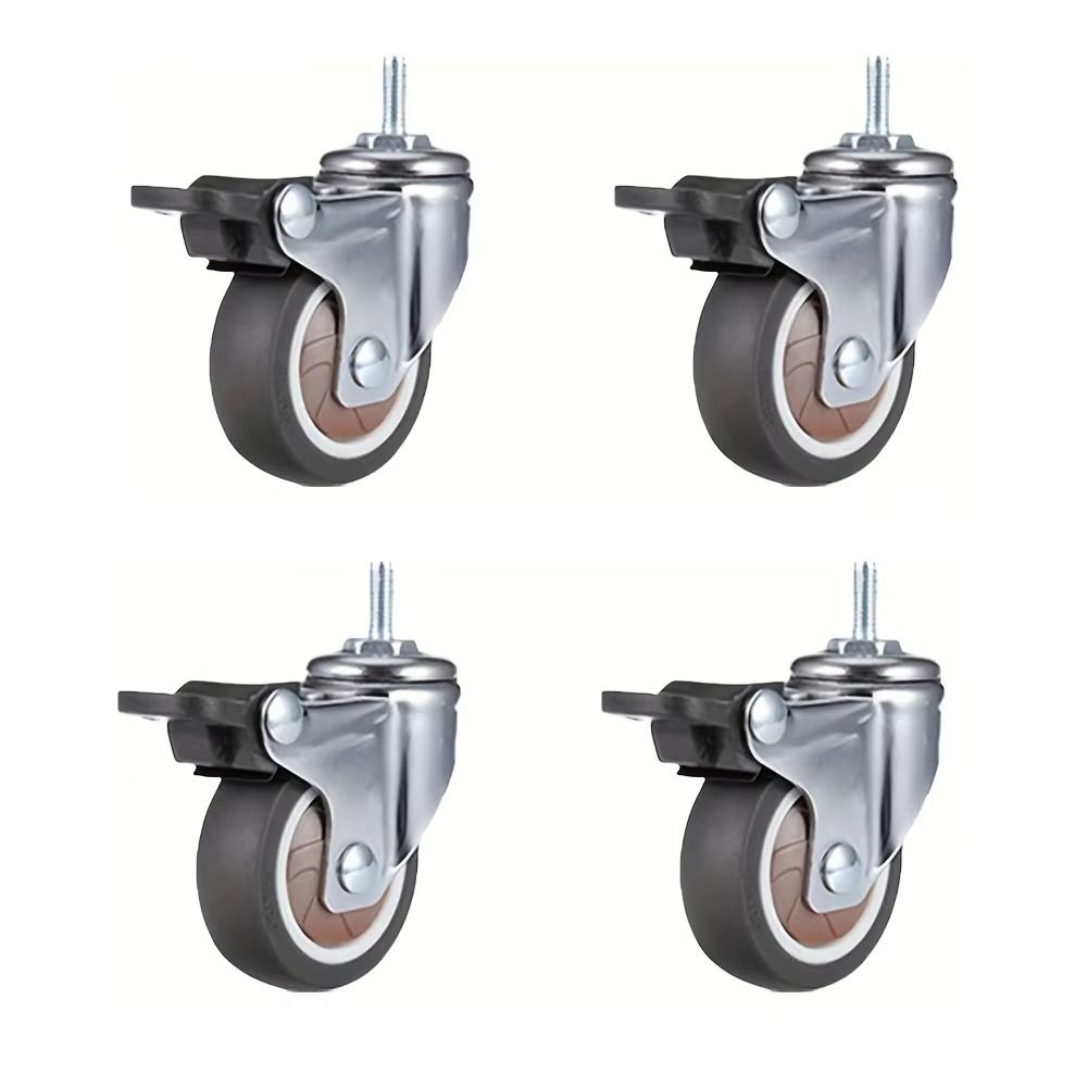 Ball Bearings Swivel Casters Metal Top Furniture Casters No Noise Casters Wheels Table