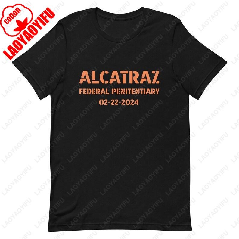 Prison California Rock TShirt Alcatraz Island San Francisco Travel Souvenir Tee High Quality Cotton Soft Women Men Fashion Tops