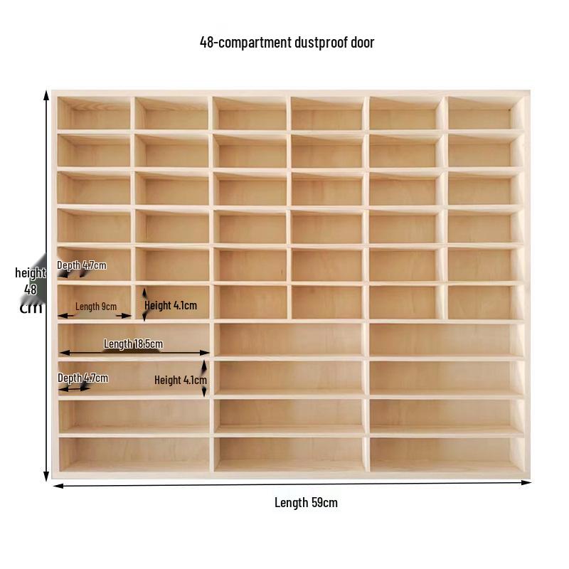 Diecast Car Model Display Rack for Tomica & Hot Wheels - Wall-Mounted Storage Cabinet for Toy Cars