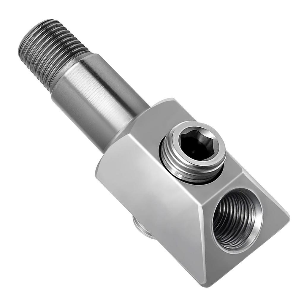 Oil Pressure Sensor Adapter Fit for Engine 1Celsius8-27 NPT Thread Port Plug Stainless Steel Tool
