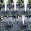 Solar Water Fountain Polysilicon Board Floating Bird Bath Fountain Pump with 5 Nozzles Energy Saving Water Pump for Garden Ponds