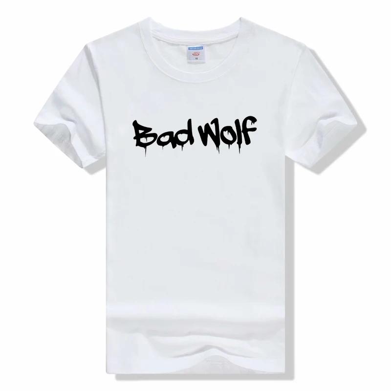 Bad Wolf t-Shirt fashion Summer Wolf pattern Clothes Tee Funny Casual  t-shirts Tops