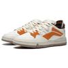 Li Ning Pro Textile, Synthetic Leather Slip Resistant Abrasion Resistant Low top Skateboard Shoes Women's White Orange AECT016-1