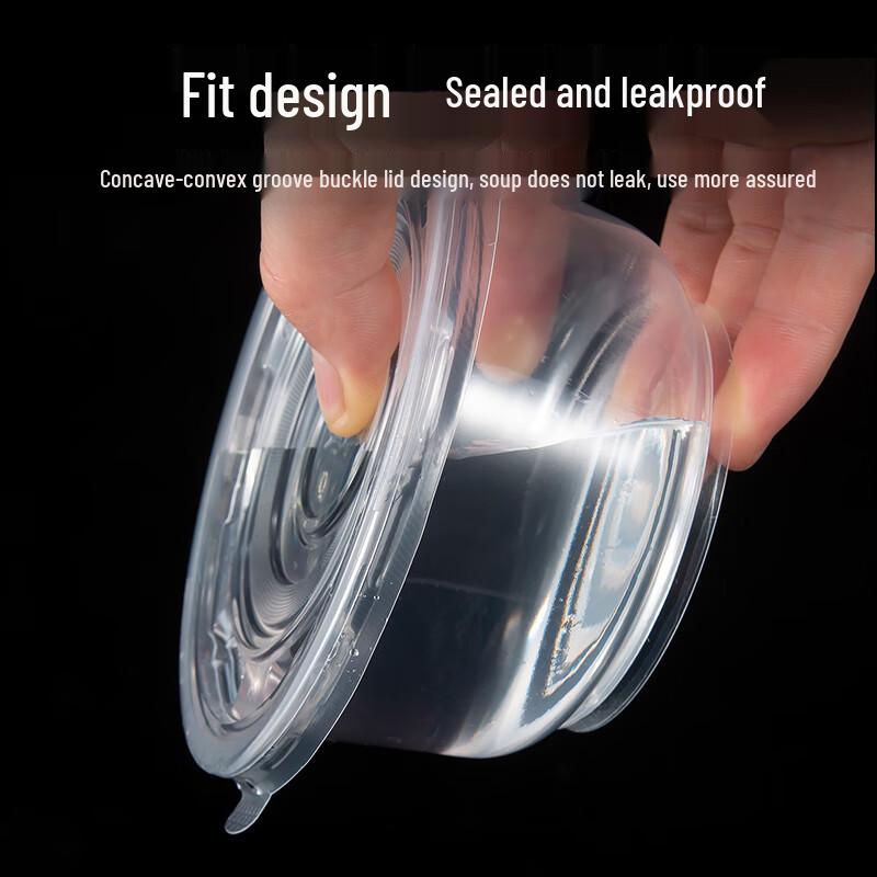 Beiyi Disposable Round Thickened Plastic Bowls