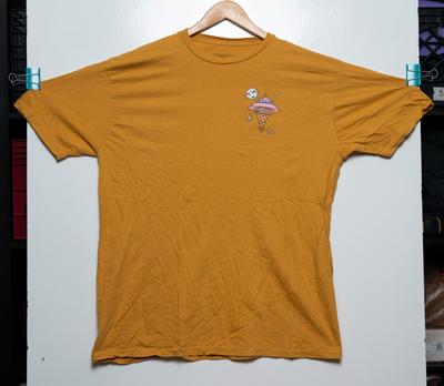 Dikotomy DK Get Lost T-Shirt Men’s XL Yellow Graphic Tee Unisex T-Shirt