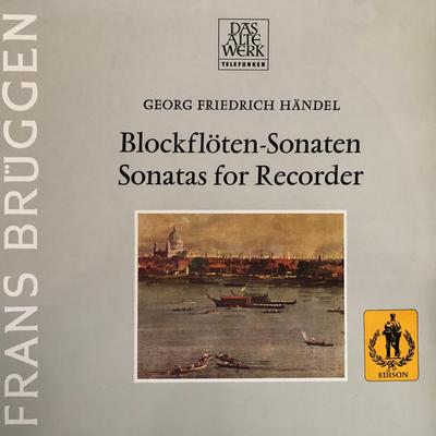 LP Record GEORG FRIEDRICH HÄNDEL - FRANS BRÜG - Blockfloten-Sonaten = Sonatas For R SAWT9421B,64104 Telefunken Germany Classical Used