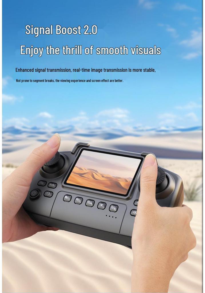 New K9 Foldable Drone: HD Aerial Photography, Optical Flow Positioning, Remote Control with Screen, Long Battery Life.