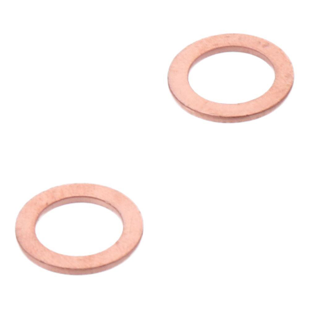 30Pcs M8 X 12mm X 1mm Copper Washers  Washers for Screw Bolt Nut Sealing Washers Flat Washers