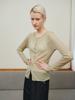 Reply Ribbed Layered Cardigan Set_Green