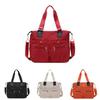Stylish Oxford Cloth Shoulder Bag With Zip Closure And Mobile Phone Pocket For Casual Outings