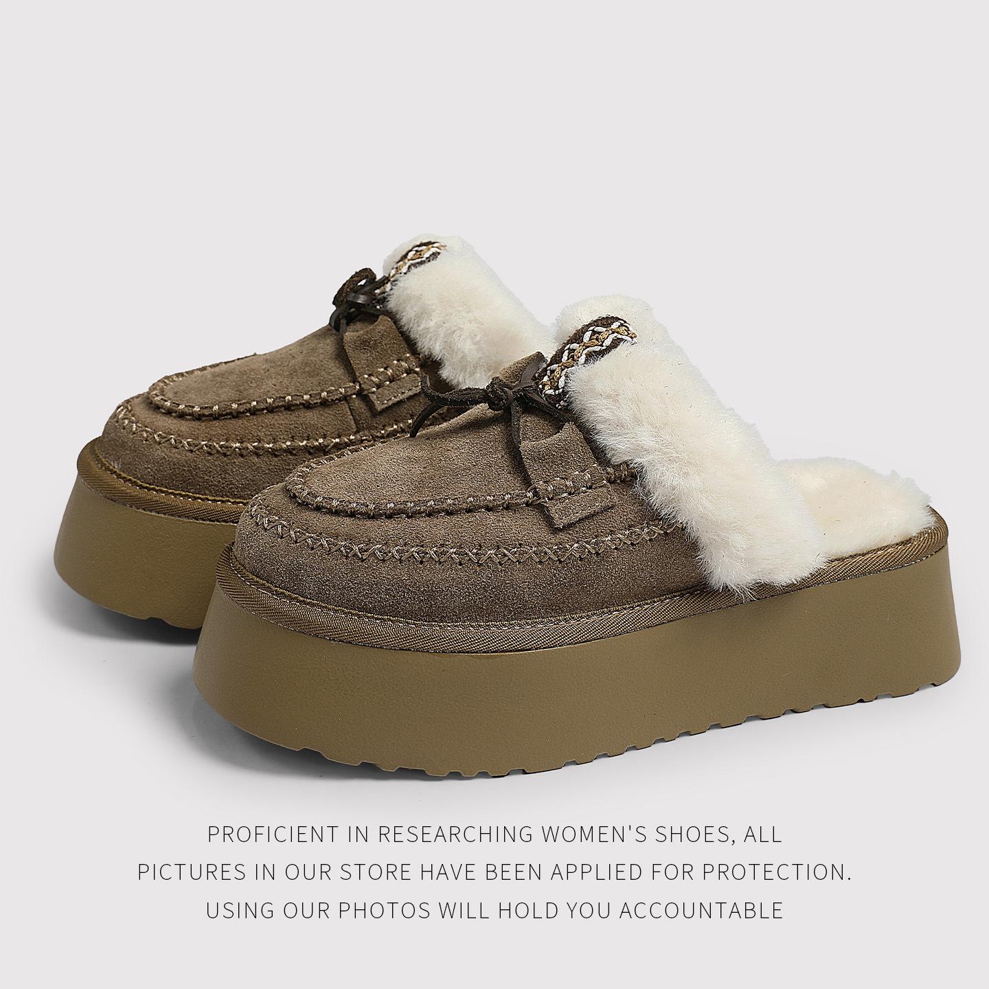 Alpine Snow Boots Women`S Fur Integrated