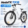 Nuova TX10 1000W Ebike da Donna 48V 19.2Ah Ebike per Adulti Migliore Bici Elettrica 45KM/H Bicicletta Elettrica 27.5 Pollici E-Bike da Città