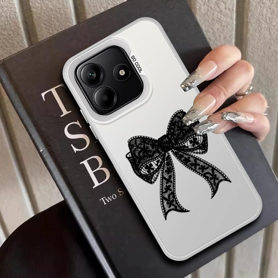 

Back Phone Cover Case for Xiaomi Redmi Note 14 11s 11 12 Pro 12s Note 13 Pro Plus Black Lace Retro Cool Redmi Note 13 Pro+ 5G