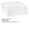 Rustic Wood Paper Plate Dispenser Utensil Holder Kitchen Organization Rack