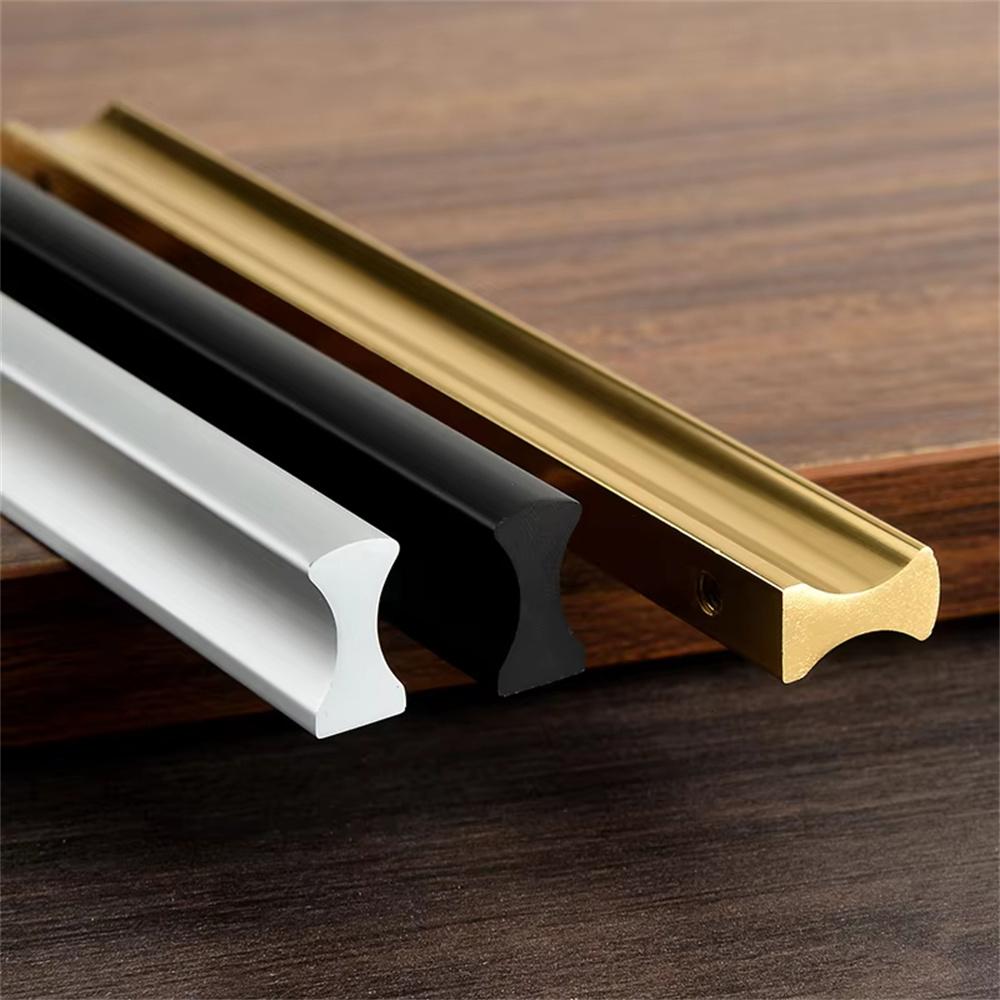 Drawer Pull 96mm Hole Cente,115mm Lengthr Aluminum Alloy Kitchen Cabinet Handle Furniture Hardware