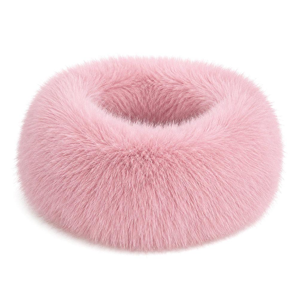 Soft Plush Texture Neck Scarf Solid Neck Wrap New Plush Neck Muffler Winter Accessory