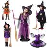2025 Children's Witch Cosplay Costume for Halloween Performance