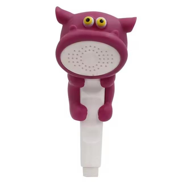 New Cute Cartoon Kid Shower Head with Suction Cup Shower Bracket Children Bath Sprayer Baby Shower Nozzles Bathroom Accessories