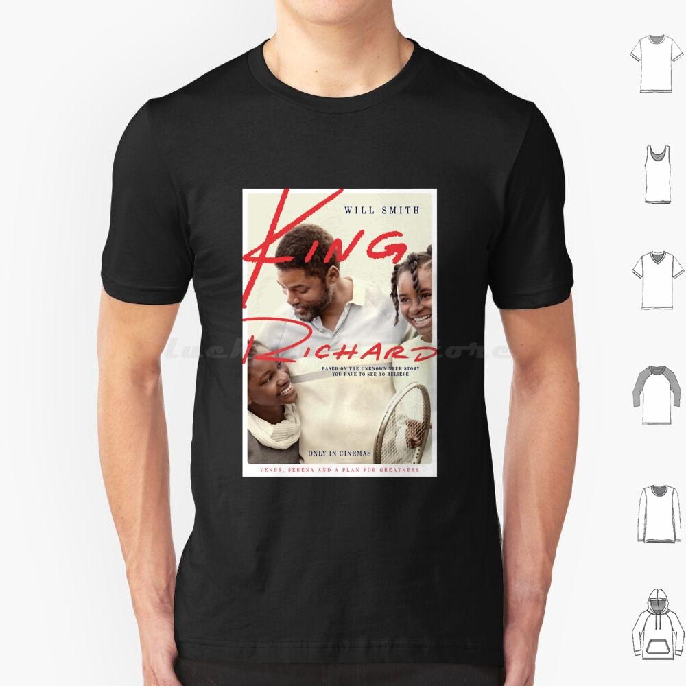 Vintage Retro For Mens Womens King Richard Movie 1 Gift For Fan T Shirt Big Size 100 Cotton Vintage Retro For Mens Womens King