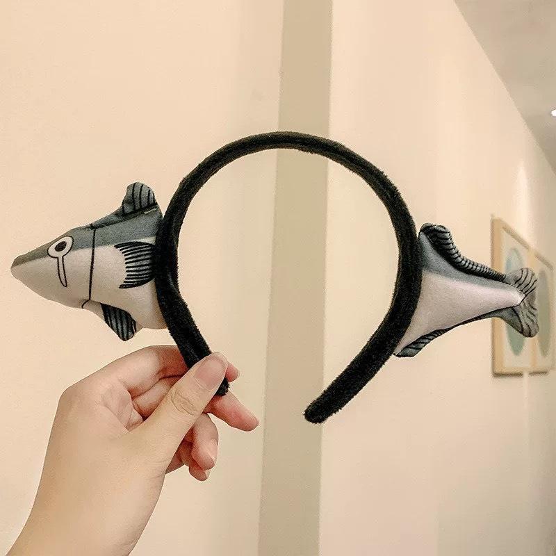 Diadema de Dibujos Animados Linda: Diseños Divertidos de Dinosaurios, Tiburones y Carpas para Niños y Adultos - Perfectos para Fotos y Actuaciones.