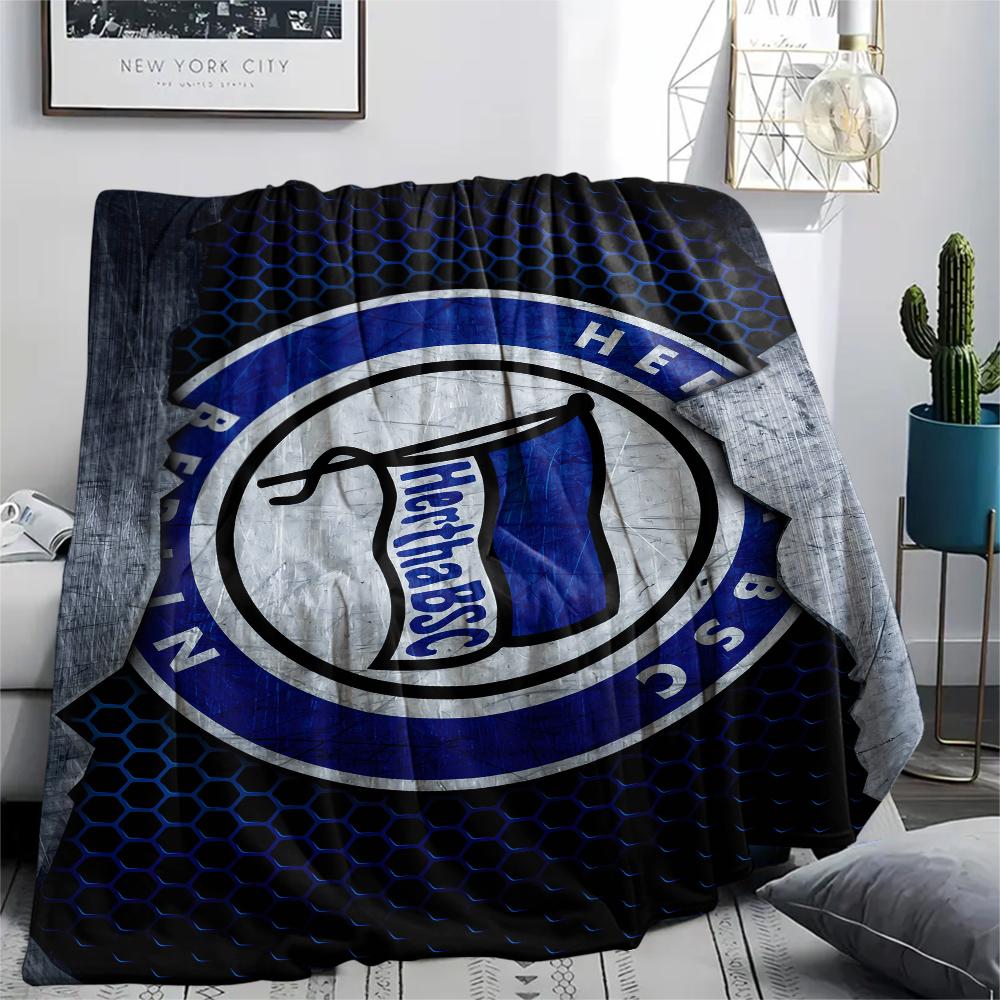 FootBall Club Print Flannel Blanket,High quality Comfortable for All Seasons,Home Decor,Warmth and Comfort,Perfect for Christmas Gifts