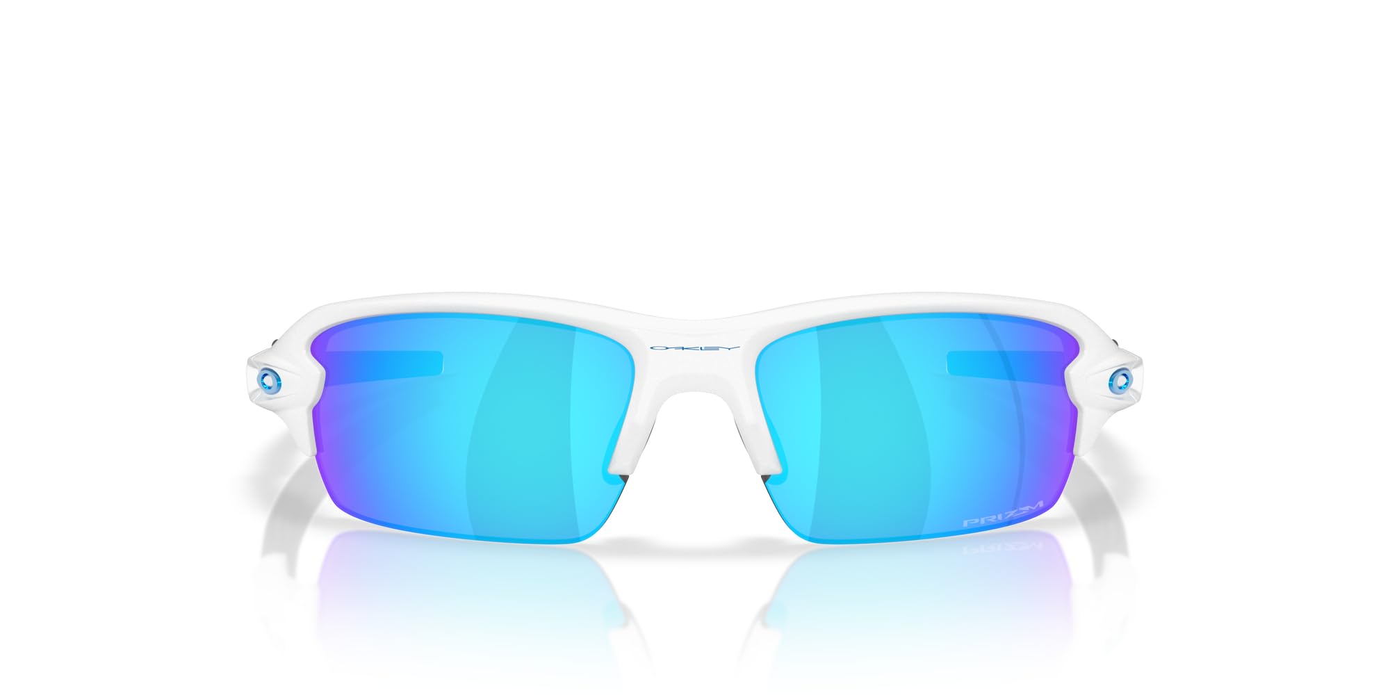 

Oakley Sunglasses Frame Color Polished Lens Prizm 59mm 0OO9511, (Front) White, Color SAPPHIRE,