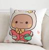 Office Living Room Home Pillowcase Kawaii Cartoon Bear Pattern Pillowcase Car Ornaments