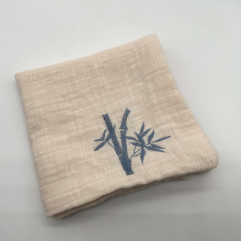 Thickened Absorbent Tea Set Tea Cloth Pure Cotton Tea Towel Household High-end Double-layer Tea Table Teapot Plain Color Towel 25x27cm