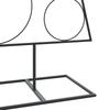 Metal Christmas Tree for Decorations Black 150 cm