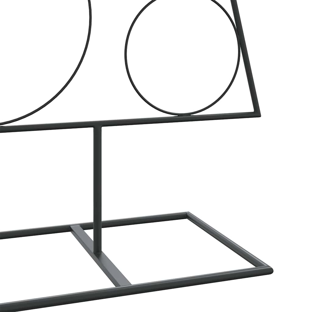 Metal Christmas Tree for Decorations Black 150 cm