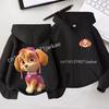 Spring Kids Coat PAW Patrol Children's Zipper-style Hooded Sweatshirt for Boys Girls' Casual Top Casual Shirt with Cartoon Print