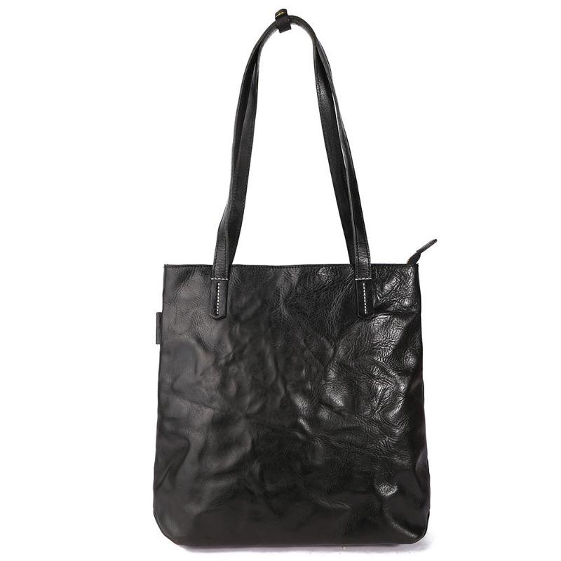 

Вау, женская сумка-тоут из натуральной кожи, универсальная сумка через плечо для通勤, сумка из кожи растительного дубления, женская сумка большой вместимости.