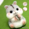 Cute Wool Felting Package Material Animal Handmade Toy Non-Finished DIY Arts Crafts Needlework Yarn Needle Felting Starter Kit