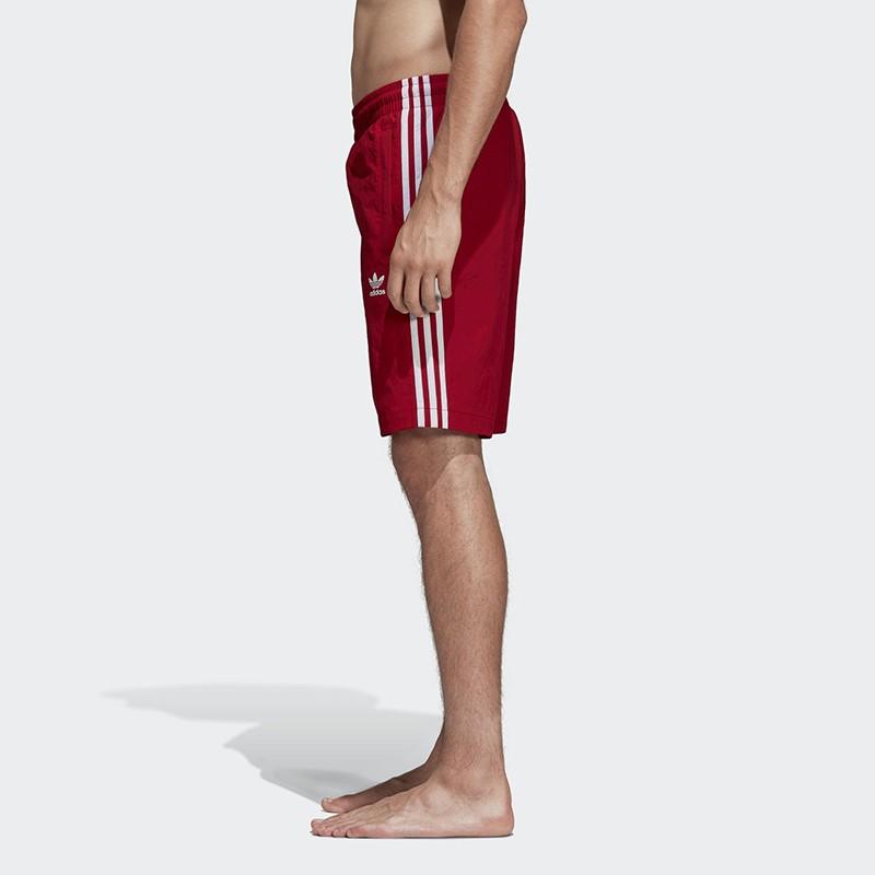 Adidas Originals Trefoil Casual Sports Training Shorts Men Bottoms Red DV1585