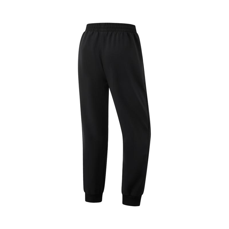Li-Ning Comfortable Simple Versatile Casual Pants Women bottoms Black AYKU924-1