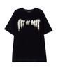 ASTRAL PROJECTION Out Of Body Supima Cotton Round Neck Short Sleeve T-Shirt_Black