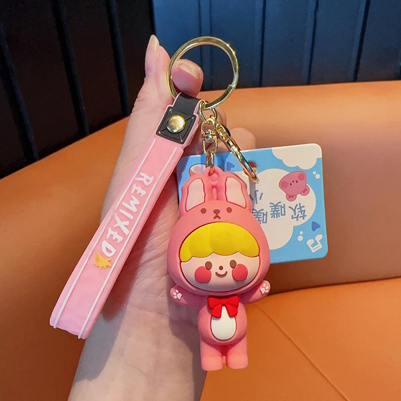 

Let S Date Cartoon Couple Keychain Cute Exquisite Bag Pendant Creative Car Key Pendant