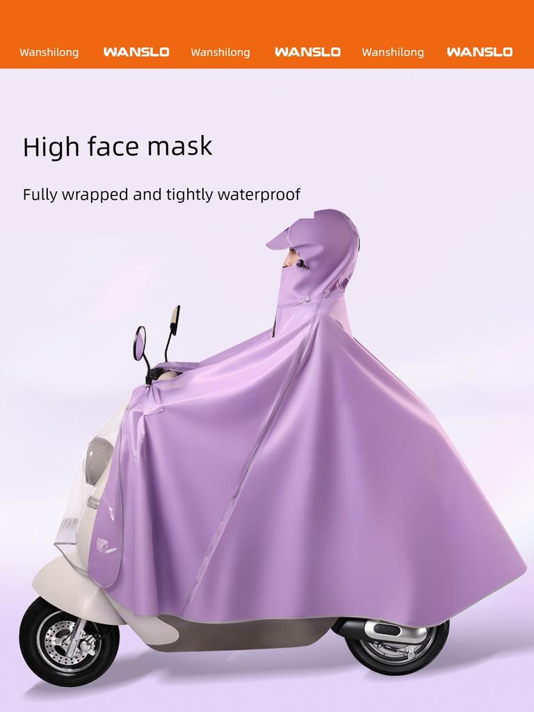 Electric Vehicle Raincoat for Women, Full-Body Storm-Proof, Single/Double Rider Electric Motorcycle Riding-Specific Rain Poncho, 2026 New Model