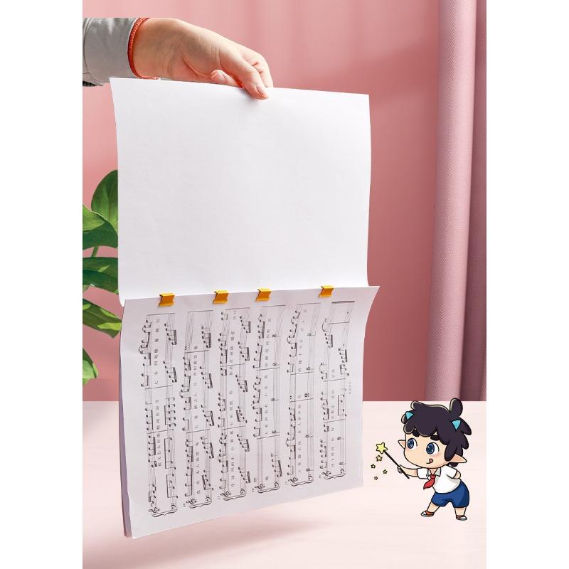 Transparent Push Clip And Refill Clips Student Office Document Organizer Acrylic Clip