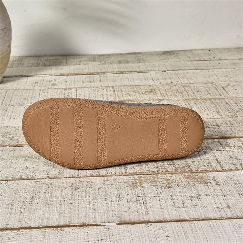 2025 New Fashionable Fleece Warm Cotton Boots Women's Casual Solid Color Retro Plus Size Snow Boots