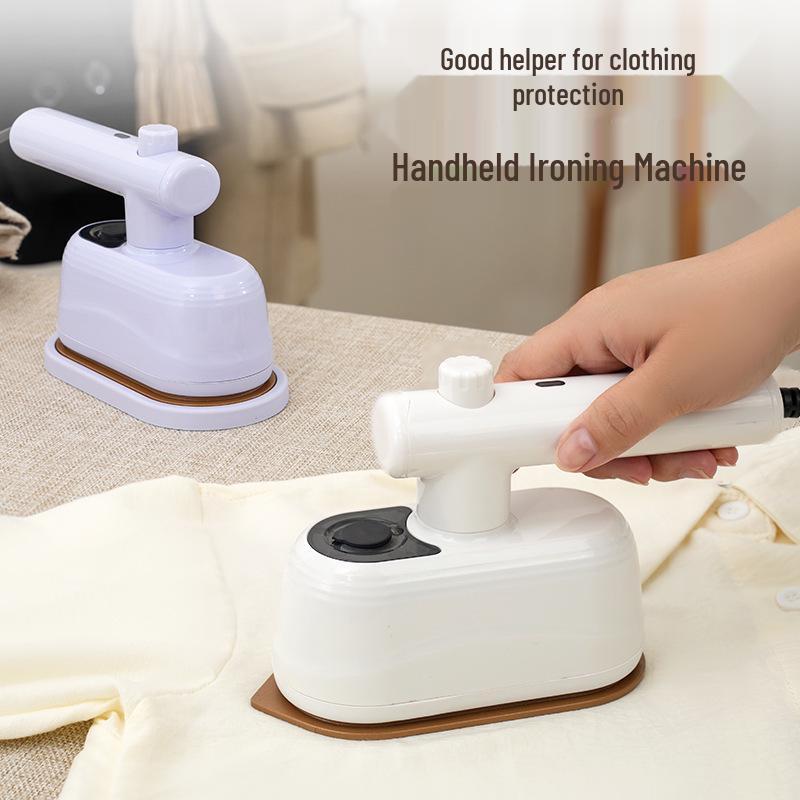 Compact Handheld Garment Steamer - Portable Electric Iron for Clothes, Dorm-Friendly with Precision Steam.