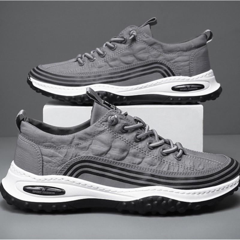 Men'S Spring Autumn New Breathable Ice Silk Cloth Shoes Trend Men'S Casual Shoes All Match Sports Shoes  M1201