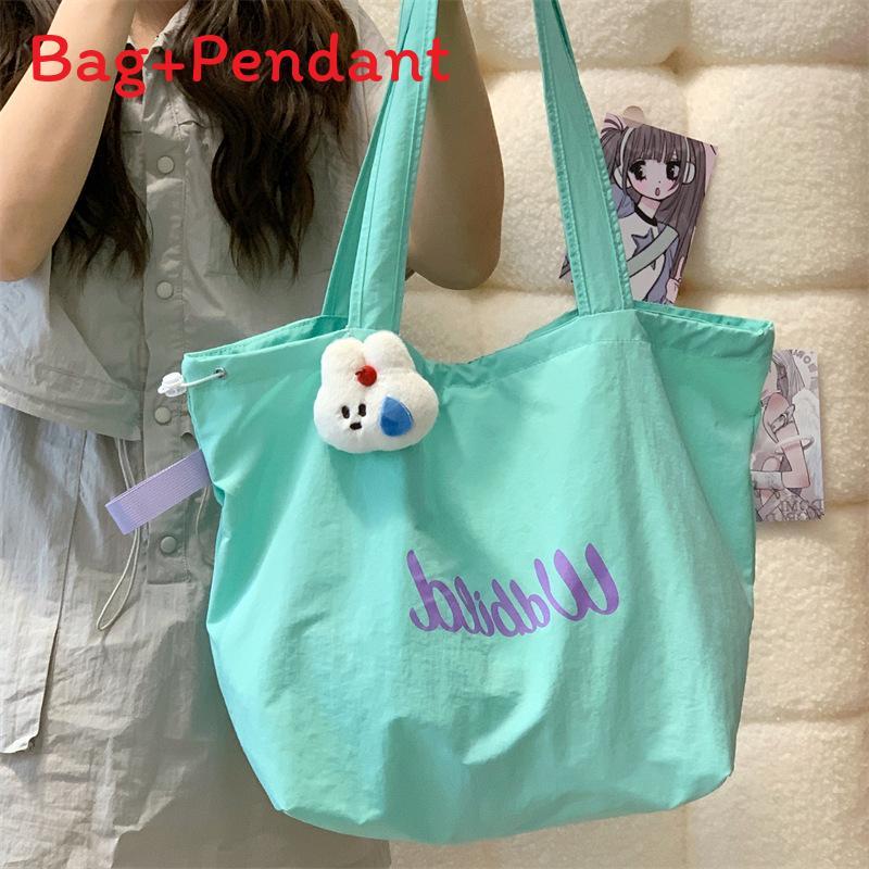 Korean Style Single Shoulder Bag With Large Capacity For Daily School And Casual Use