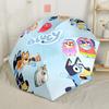 Bluey Friends Adventure Automatic Umbrella Retractable Design with 8-Rib Durability Compact Design All-Season Use Fashionable Spiritual Gift