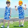 Summer 2026 Camouflage Sleeveless Vest & Shorts Set for Boys