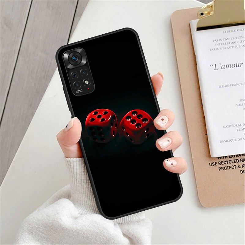 Arte dei Dadi Per Custodia Redmi Note 11 Pro Per Redmi Note 8 9 10 Pro 11S 10S 9S 8T 9A 10A 10C Custodia per Telefono