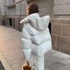 Short Down Jacket Winter Women'S White Duck Down Women'S New Hooded Jacket Coat